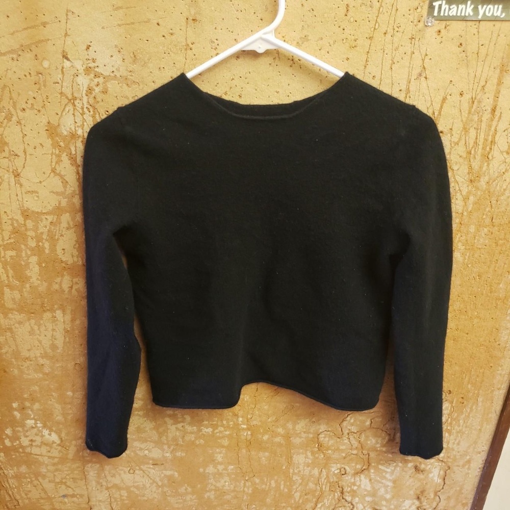 Vince Tight Black Sweater